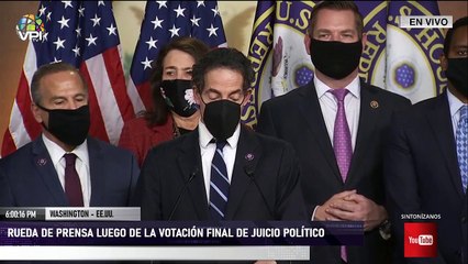 Desde Washington - Rueda de prensa luego de la votación de juicio político a Trump