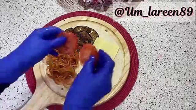 طريقة عمل ساندويش بسيط هبة التيك توك || ام لارين