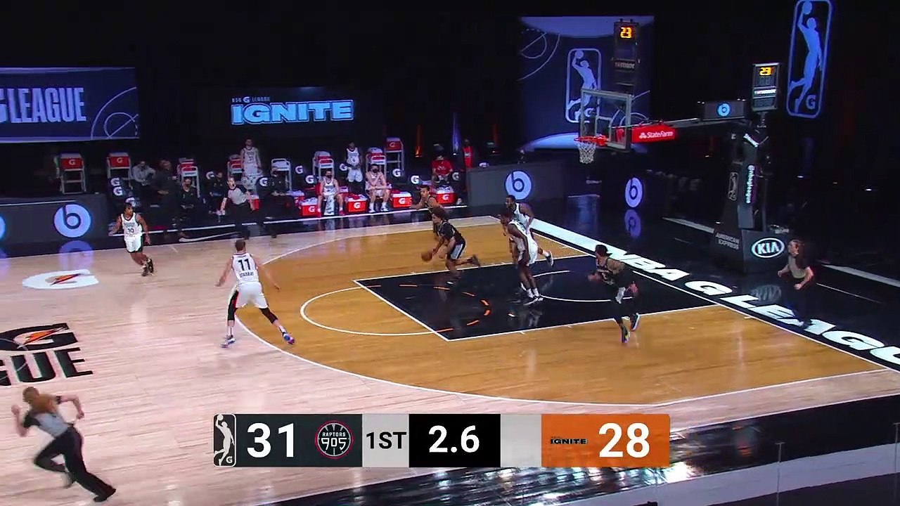 Daishen Nix knocks it down as the clock expires