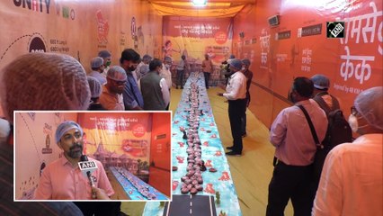 Surat bakery makes 48-feet-long 'Ram Setu' cake