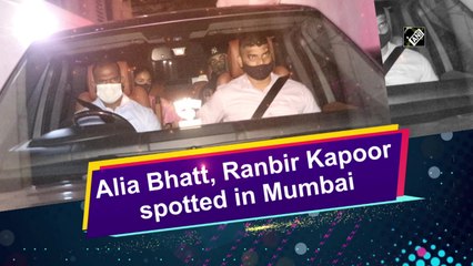 Alia Bhatt, Ranbir Kapoor spotted in Mumbai
