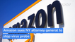 Amazon sues NY attorney general to stop virus probe, and other top stories in technology from February 14, 2021.
