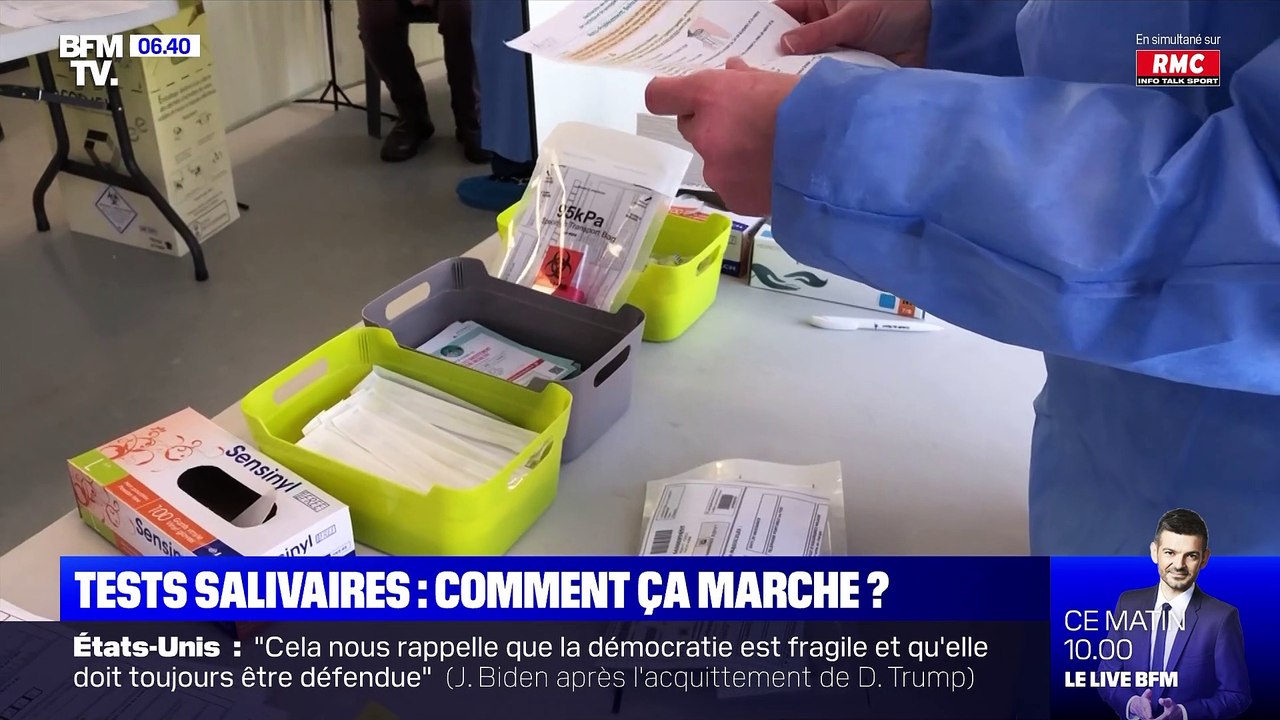 Test salivaires : comment ça marche ? - 14/02