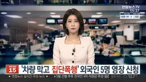 '차량 막고 집단폭행' 외국인 5명 영장 신청