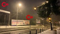 İstanbul'da kar yağışı devam ediyor