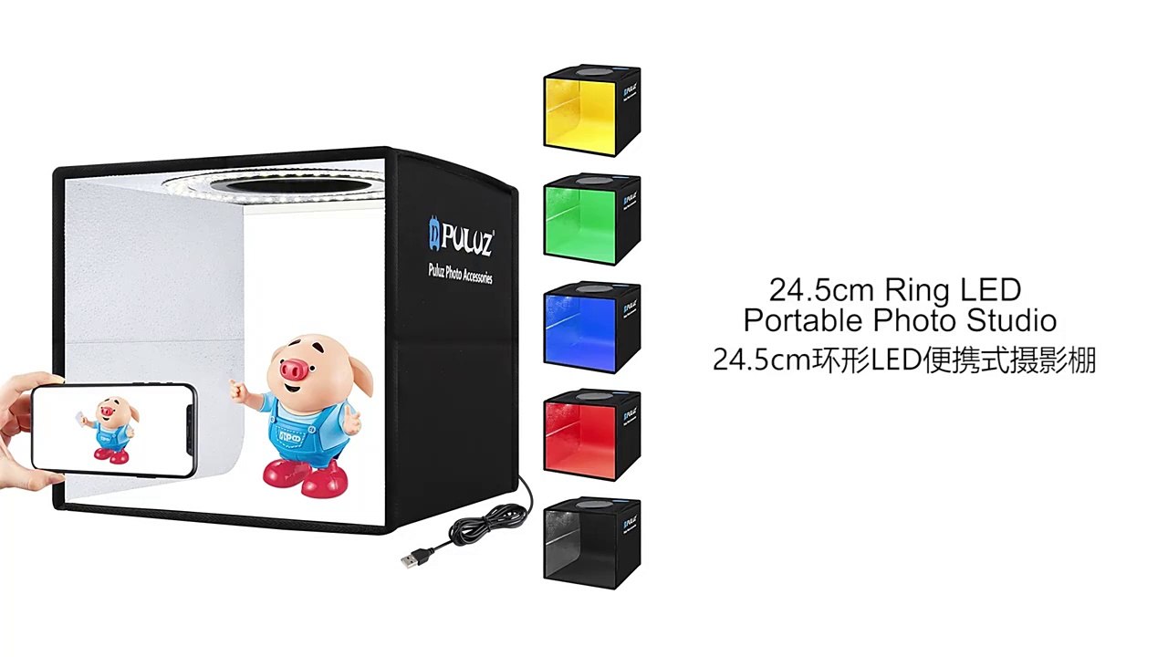 25cm Lightbox Folding Mini Photo Studio Photography Lighting Shooting Tent Box