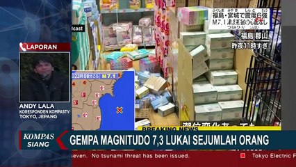 Kondisi Pasca-gempa Dahsyat Berkekuatan 7,3 Magnitudo di Fukushima Jepang