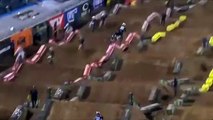 2021 AMA Supercross Orlando 250sx Heat 1 - Christian Craig hard Crash