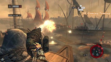Assassin's Creed Revelations- Leaving Constantinople with a BANG Greek Fire Cannon - Episode 21