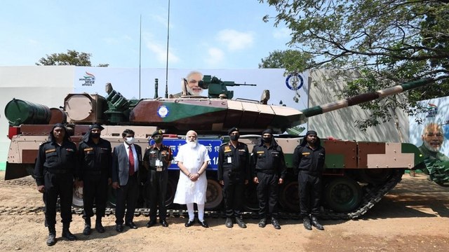 PM Modi Hands Over Arjun Battle Tank To Army In Chennai