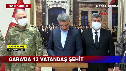 PKK tarafından şehit edilen 13 vatandaşla ilgili Malatya Valisi'nden açıklama