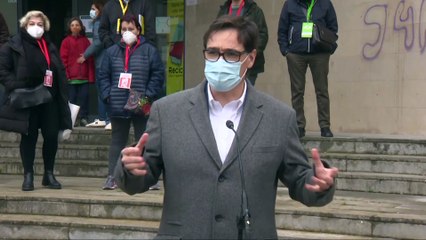 Salvador Illa asegura que la esperanza es más fuerte que el miedo