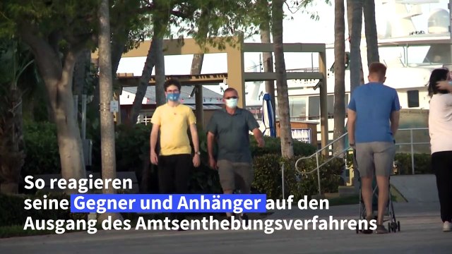 Impeachment: So reagieren Trumps Gegner und Anhänger auf den Freispruch