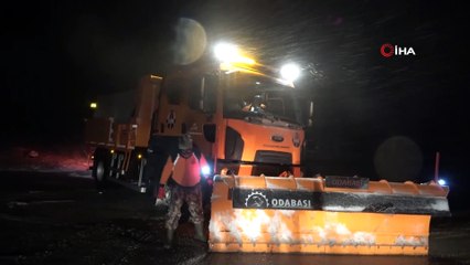 Çanakkale’de beklenen kar yağışı başladı