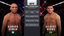 Kamaru Usman vs Gilbert Burns - Full Fight