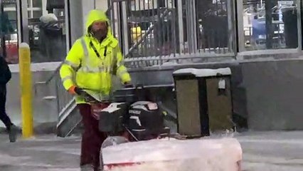 Snowfall in Calgary | extremely cold