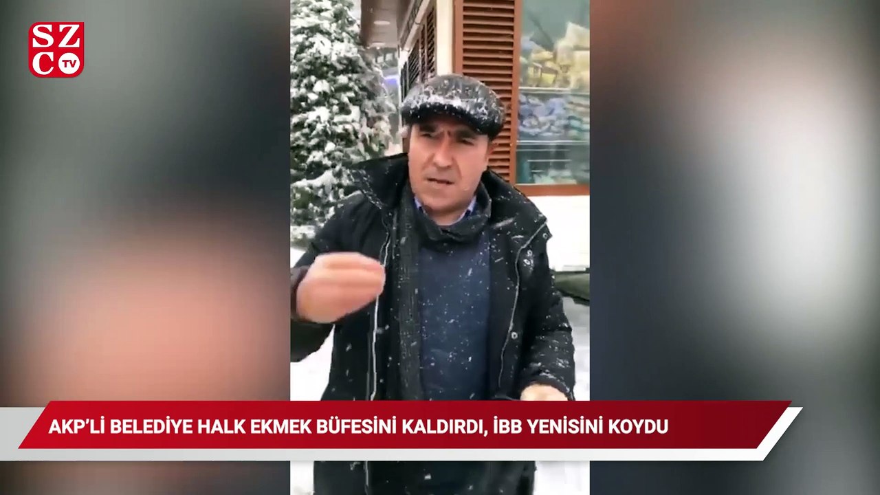 AKP'li belediye Halk Ekmek büfesini kaldırdı, İBB yenisini koydu