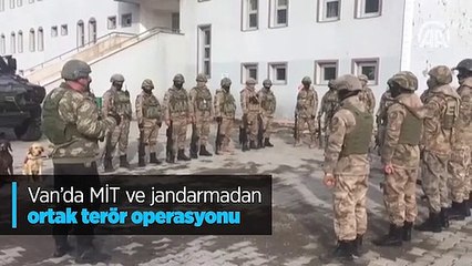 Van'da MİT ve jandarmadan ortak terör operasyonu