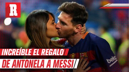 Antonela Rocuzzo sorprendió a Messi por el día del amor y la amistad