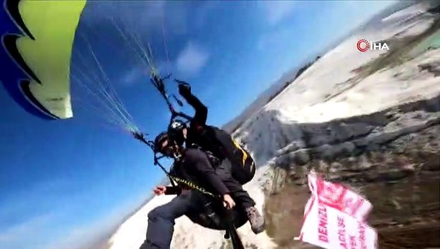 Pamukkale semalarında 'Acilse Tek Numara 112 Acil Çağrı' mesajı