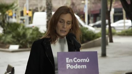 Jéssica Albiach asegura que ha votado "por una Cataluña con más justicia social y con más fraternidad"