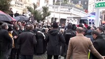Kadir Topbaş için Beyoğlu Belediyesi önünde cenaze töreni düzenledi