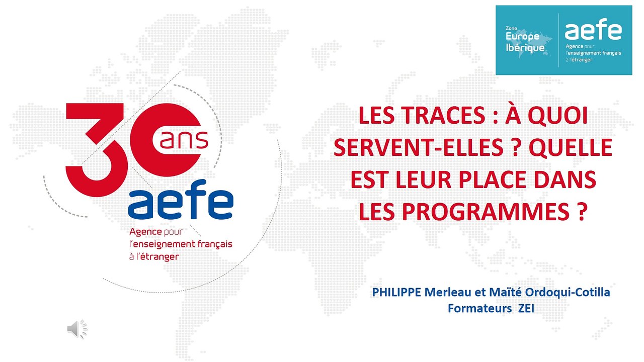 A quoi servent les traces