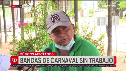 Las bandas y típicas 'agonizan' en un Carnaval con restricciones