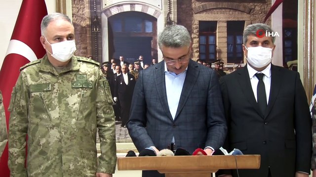 Malatya Valisi Baruş, Şehitlerin Kimliğini Açıkladı