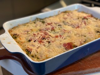 Soufflé de rajas - La Cocina Mestiza. Sonia Ortiz con Sonya Santos