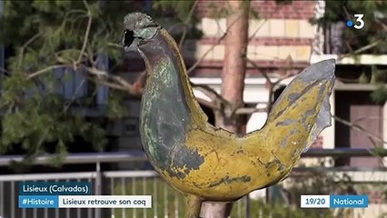 Lisieux : le coq de l'église retrouvé après 77 ans de disparition