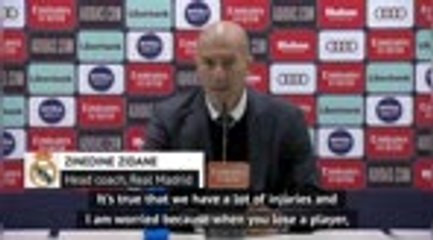 Download Video: Zidane has no explanation for Real injury woes