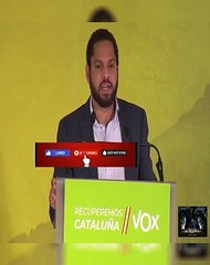 Garriga (Vox) promete defender la libertad de los catalanes como nunca antes