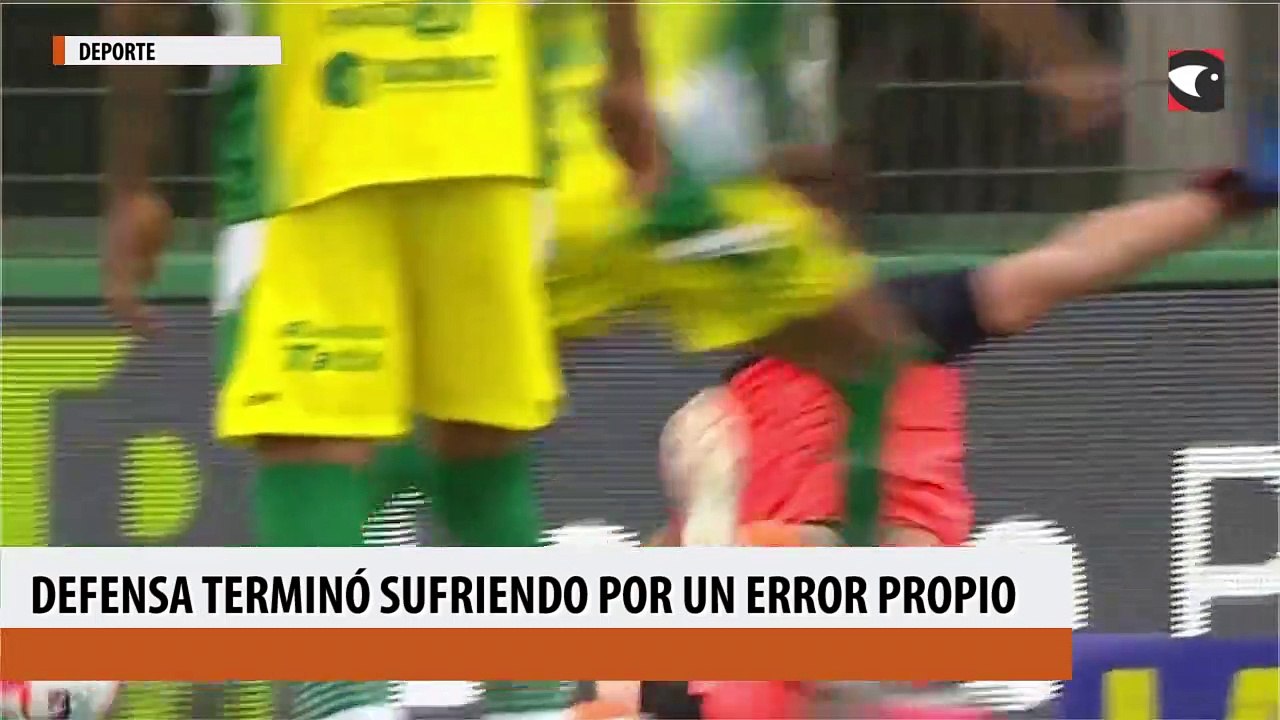 Defensa terminó sufriendo por un error propio