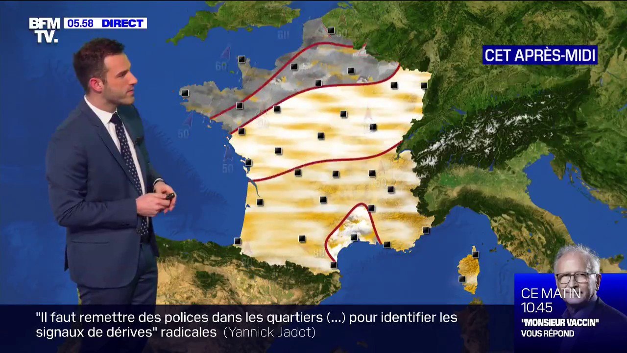 Les températures remontent doucement ce lundi