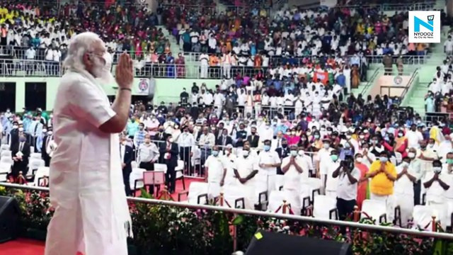 PM Modi visits Tamil Nadu ahead of assembly elections, says state is evolving
