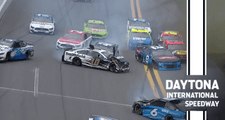 Bell and Almirola trigger massive wreck on Lap 15 of the Daytona 500