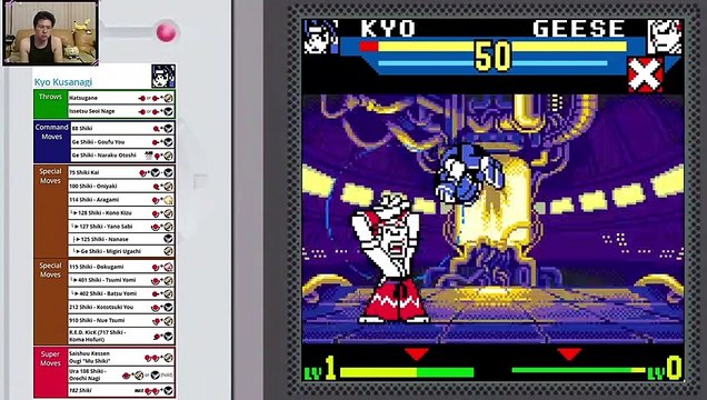 (NeoGeo Pocket Color) SNK vs. Capcom Match of the Millennium - 02-2 - Kyo Kusanagi again (good ending) - Lv Gamer pt 2