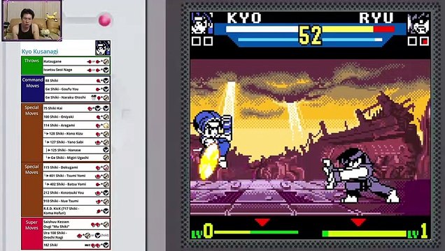(NeoGeo Pocket Color) SNK vs. Capcom Match of the Millennium - 02-2 - Kyo Kusanagi again (good ending) - Lv Gamer pt 3