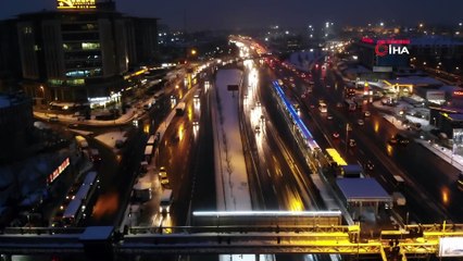İstanbul’da trafik böyle görüntülendi