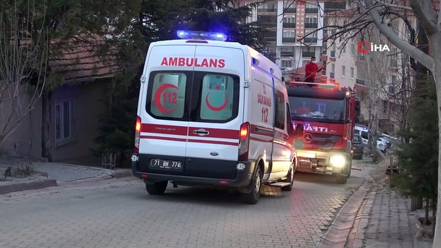 Odunluğu yanan 76 yaşındaki kadın gözyaşlarını tutamadı