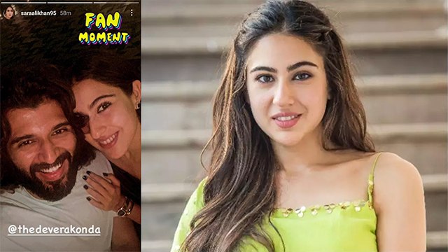 Sara Ali Khan Enjoys Her ‘Fan Moment’ After Clicking A Stunning Selfie With Vijay Deverakonda