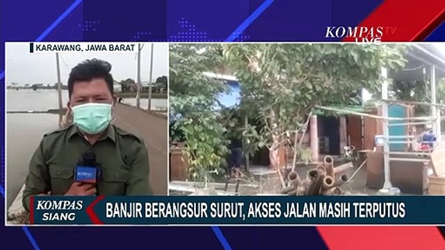 Karawang Terendam Banjir, Akses Jalan Masih Terputus