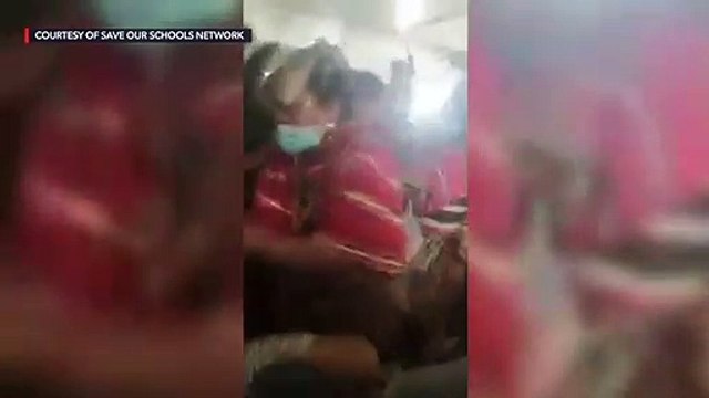 Police arrest students, teachers in Cebu City Lumad school