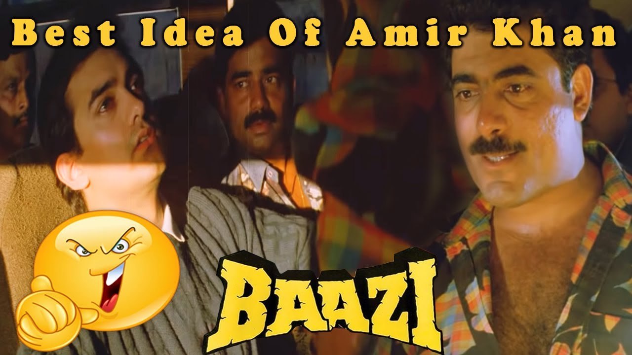Aamir Khan Intro Scene | Baazi (1995) | Aamir Khan | Paresh Rawal | Raza Murad | Bollywood Movie Scene | Part 2