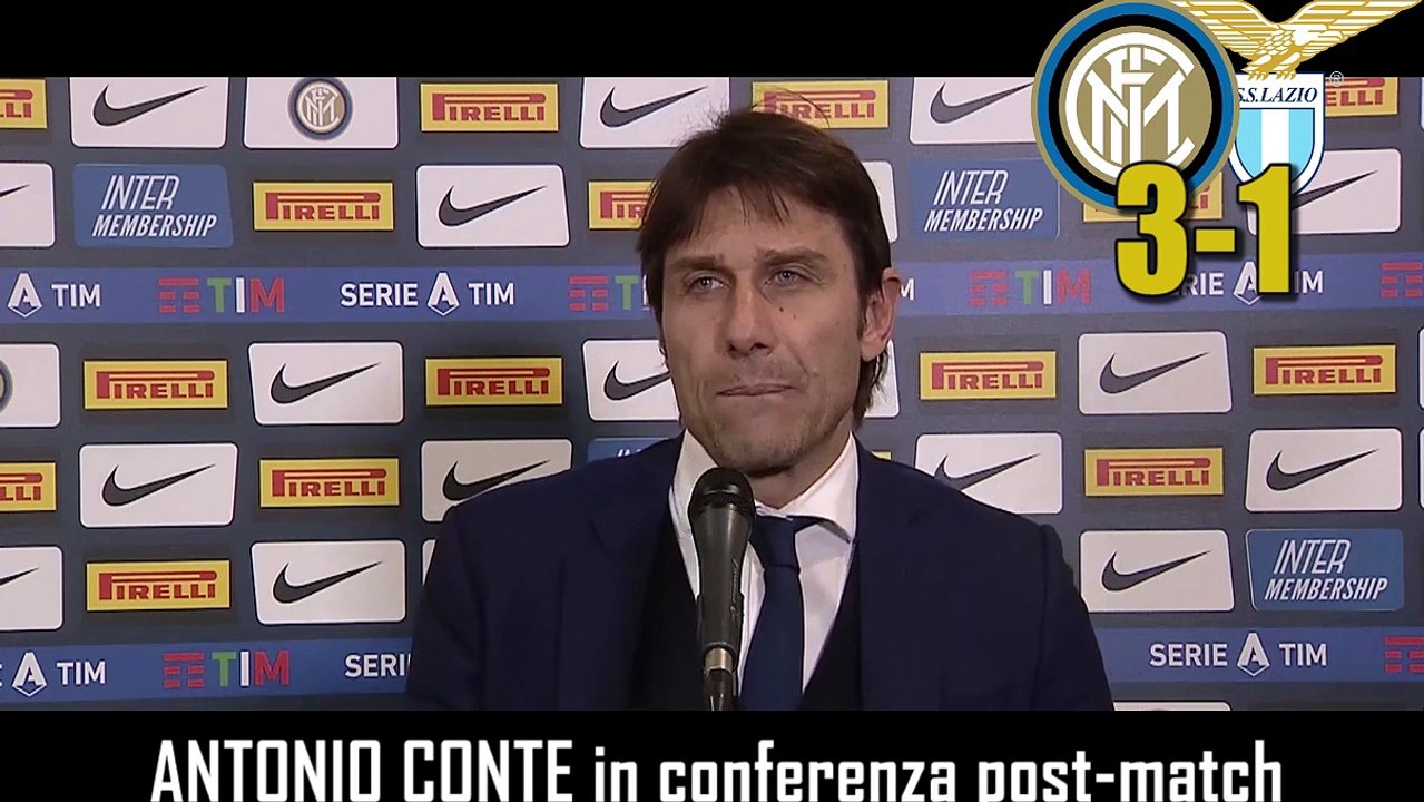 INTER-LAZIO 3-1 | ANTONIO CONTE IN CONFERENZA STAMPA POST-MATCH