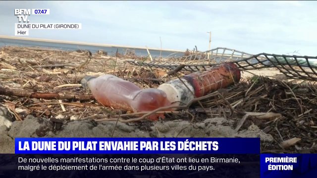 La dune du Pilat est envahie par les déchets