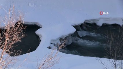 Beytüşşebap'taki dev menderesler havadan görüntülendi
