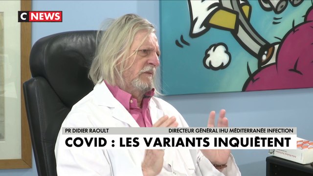 Pr Didier Raoult : « Si vous rajoutez un agent mutagène là-dessus, le virus mute »