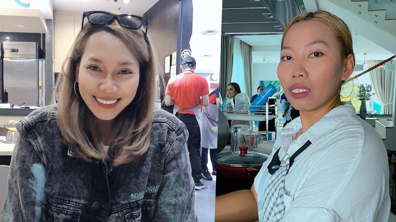 Tengah berborak dengan Uchee, tiba-tiba Kak Jo muncul dengan gigi jongang!